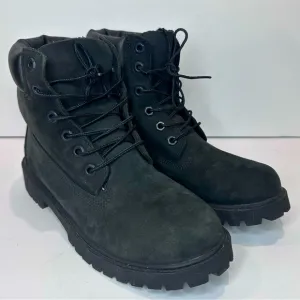 Kids Black Lace-Up Timberland Boots