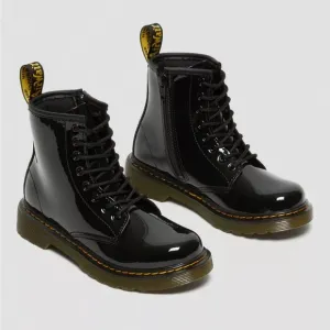 Kids Dr. Martens Junior 1460 Patent Leather Lace Up Boots