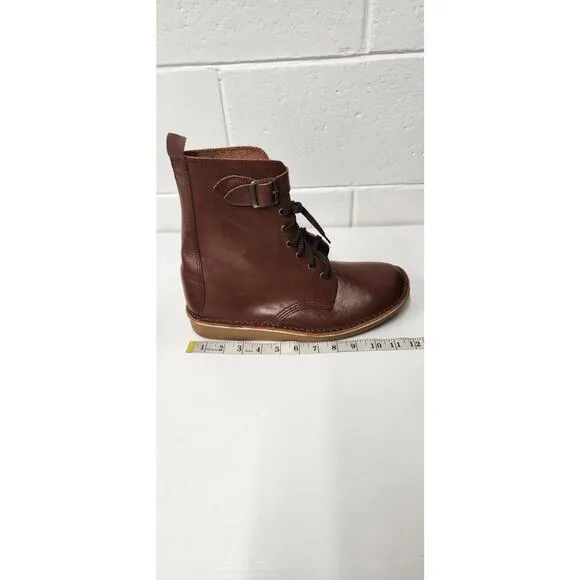 KommandoStore Mens Half Combat Leather Waxi Boot, Anti-Track Sole Size11 Fits12