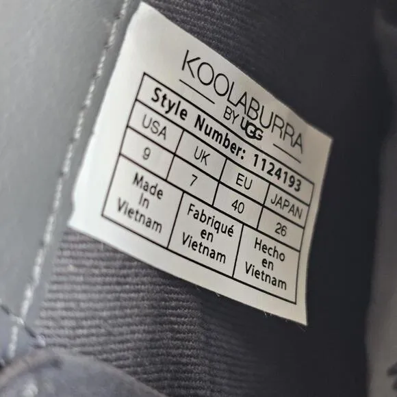 Koolaburra by UGG Women's Sz 9 Wedge Boots Yonela Amphora Ortholite Comfort Foam