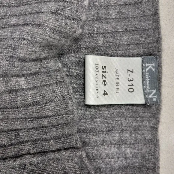 Kristensen Du Nord Cashmere Size 4 UK, Charcoal
