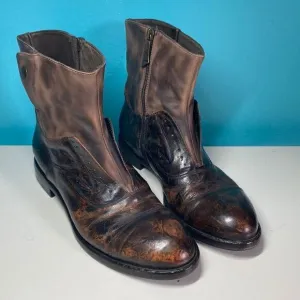 La Bottega di Lisa Brown Leather Boots 39