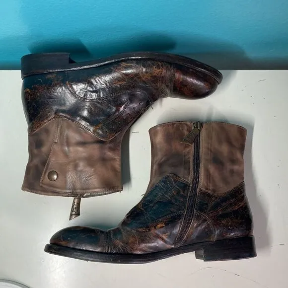 La Bottega di Lisa Brown Leather Boots 39