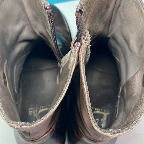 La Bottega di Lisa Brown Leather Boots 39