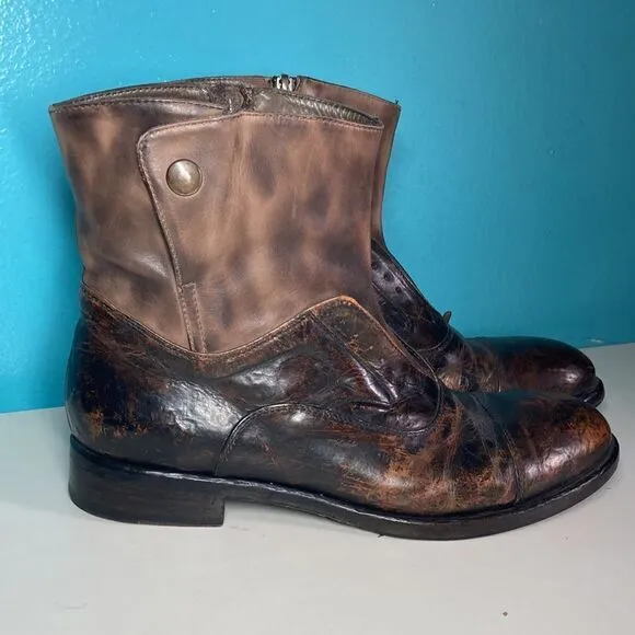 La Bottega di Lisa Brown Leather Boots 39