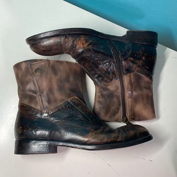 La Bottega di Lisa Brown Leather Boots 39