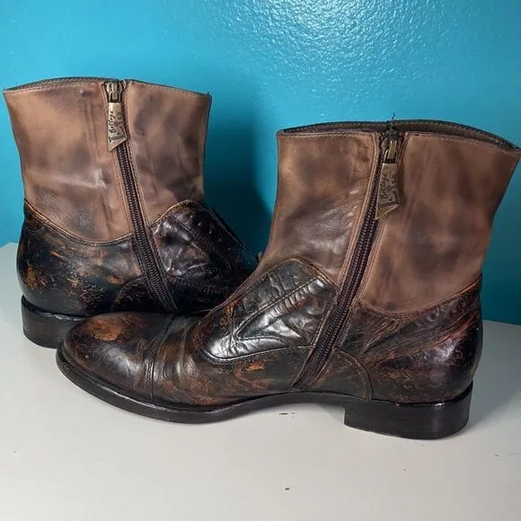 La Bottega di Lisa Brown Leather Boots 39