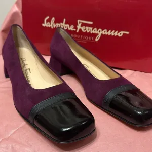 Ladies brand new authentic in box Salvatore Ferragamo shoes 8 1/2 AAAA