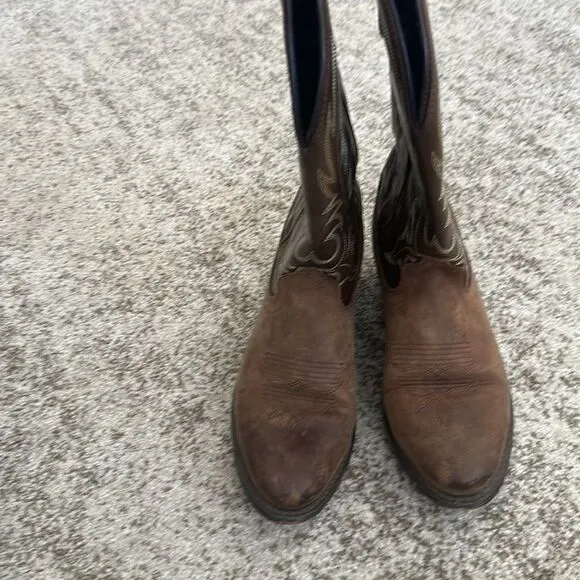 Laredo Women’s Kadi Tan Distressed Cowboy Boots 7.5