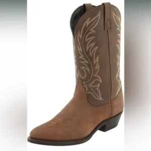 Laredo Women’s Kadi Tan Distressed Cowboy Boots 7.5