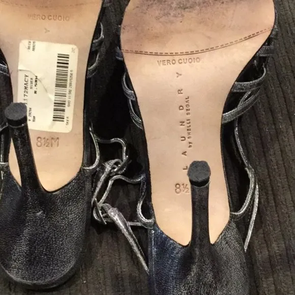 Laundry by Shelli Segal slingback heels. Sz 8.5