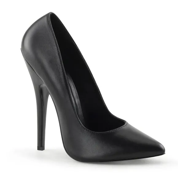 Leather Pointed Toe High Heel Shoes
