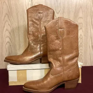 Leather Western Boots in box Men’s size 9 made in Brazil by Paragon