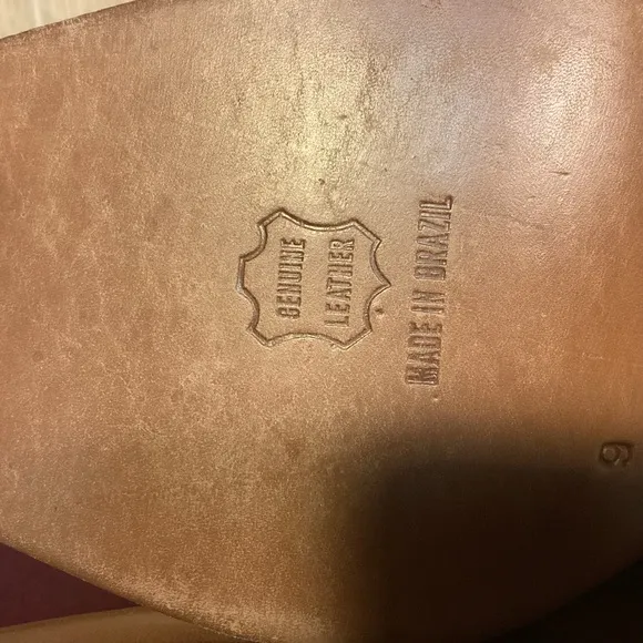Leather Western Boots in box Men’s size 9 made in Brazil by Paragon