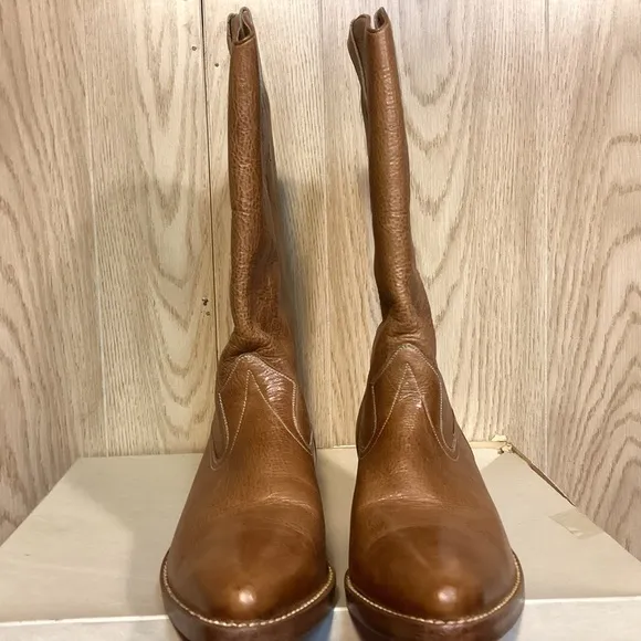 Leather Western Boots in box Men’s size 9 made in Brazil by Paragon