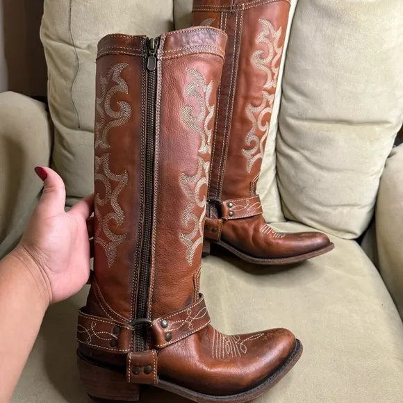 Liberty Black BootsLiberty Black Biker Vintage Canela LB711135 6.5