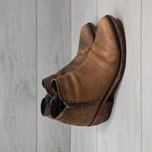 LIBERTY Women Leather Western Boots Boho hobo sz 9