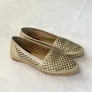 Like New Gold Frye Lee A Line Perf Shoes, size 7