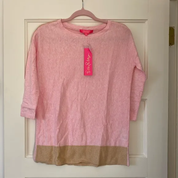 Lilly Pulitzer Dayna Coolmax Pink Sweater Size XXS