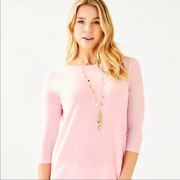 Lilly Pulitzer Dayna Coolmax Pink Sweater Size XXS