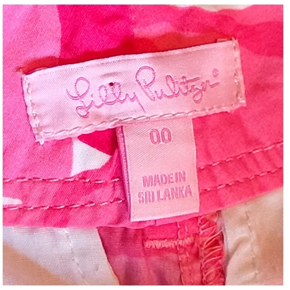 Lilly Pulitzer Pink Cherry Begonia Callahan Shorts Hot Pink Floral Shorts