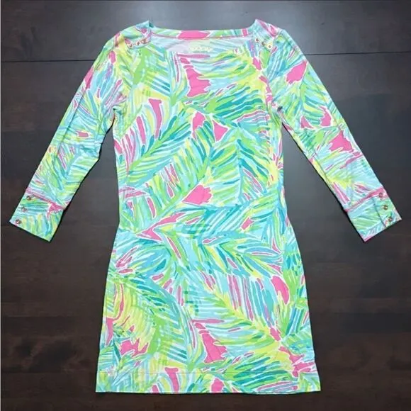 Lilly Pulitzer UPF Sophie Dress Tropical Storm XXS