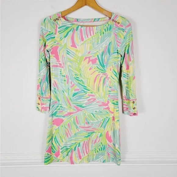 Lilly Pulitzer UPF Sophie Dress Tropical Storm XXS