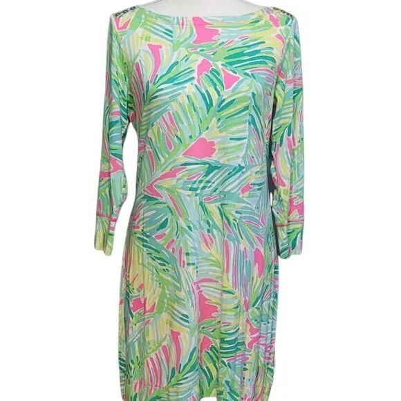 Lilly Pulitzer UPF Sophie Dress Tropical Storm XXS