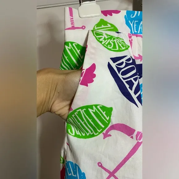 Lily Pulitzer Summer Classic Cotton Mimosa Rock my Boat Skirt Size XS