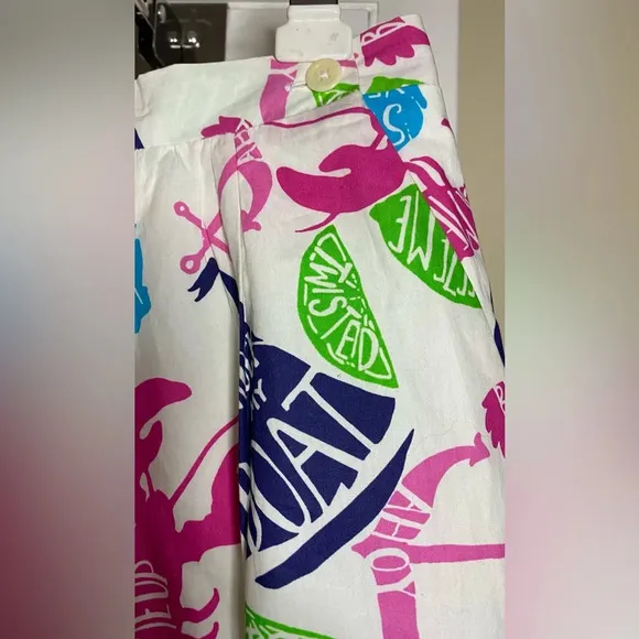 Lily Pulitzer Summer Classic Cotton Mimosa Rock my Boat Skirt Size XS
