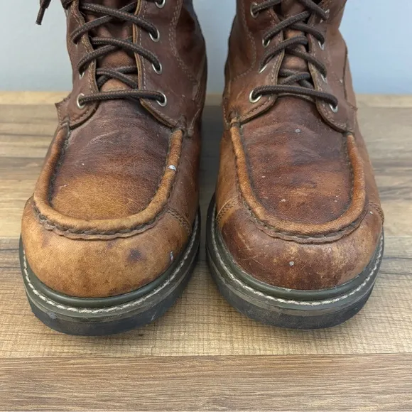 L.L. Bean Kangaroo Upland Hunter Leather Boots Gore-Tex Vibram Sole