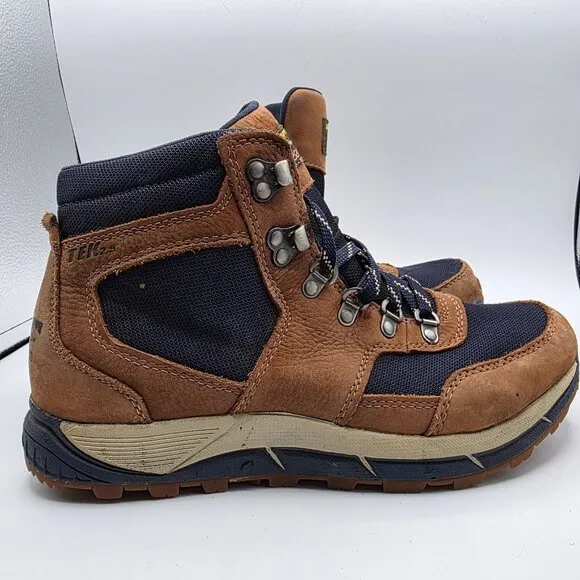 LL Bean Mountain Classic Mens Size 8 Brown Waterproof Hiking Boots Camping