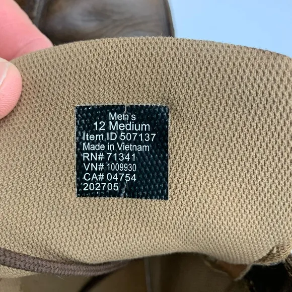 LL Bean Stonington Men's Size 12M Brown Leather Moccasin Toe Working Boot Shoes