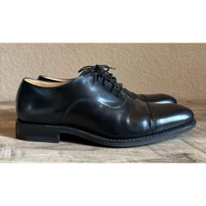 Loake Black Leather Oxford Shoes Mens Size 10