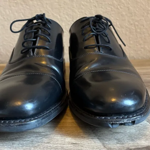 Loake Black Leather Oxford Shoes Mens Size 10
