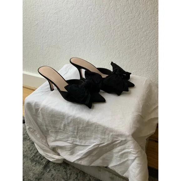 Loeffler Randall | Margot Rose Moiré Bow Mule