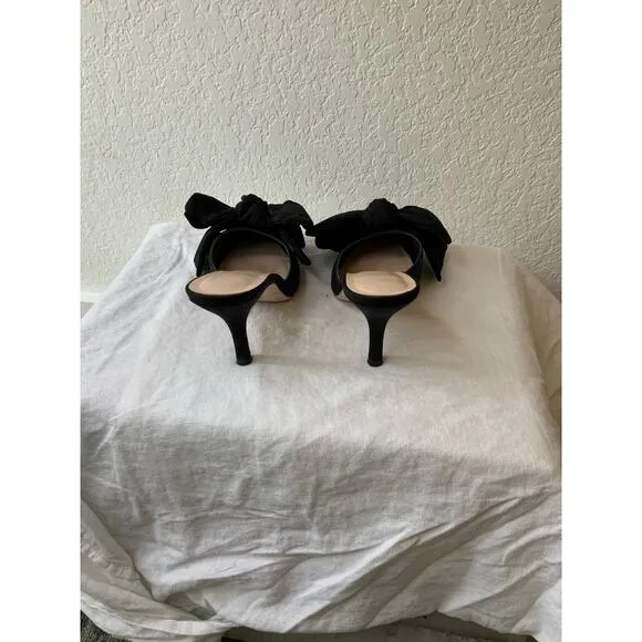 Loeffler Randall | Margot Rose Moiré Bow Mule