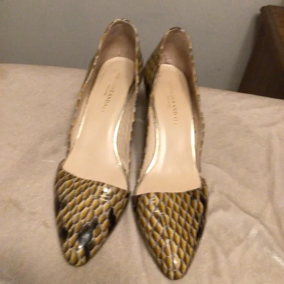 LOEFFLER RANDALL snake skin shoes SZ 9