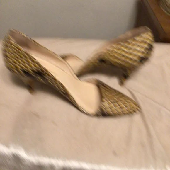 LOEFFLER RANDALL snake skin shoes SZ 9