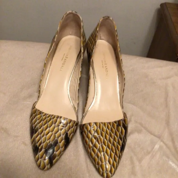 LOEFFLER RANDALL snake skin shoes SZ 9