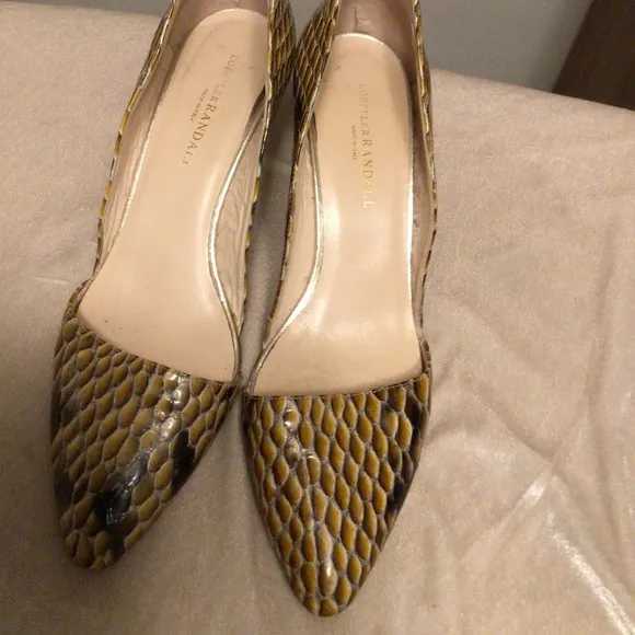 LOEFFLER RANDALL snake skin shoes SZ 9
