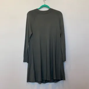Loft Army Green Swing Dress
