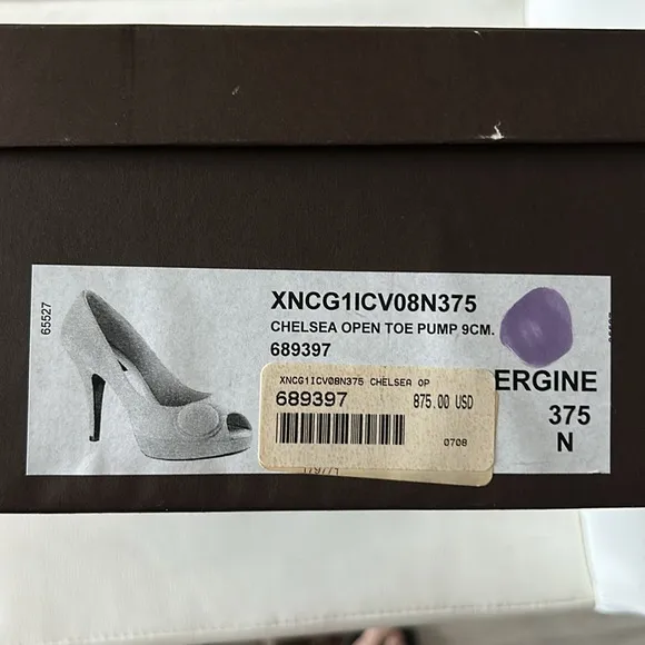 Louis Vuitton Chelsea Open Toe pump vintage