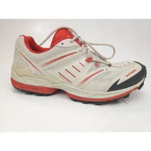 Lowa S-Cruise Mesh Hiking Walking Shoes Woman’s Size 9 Arch-Fit White Orange