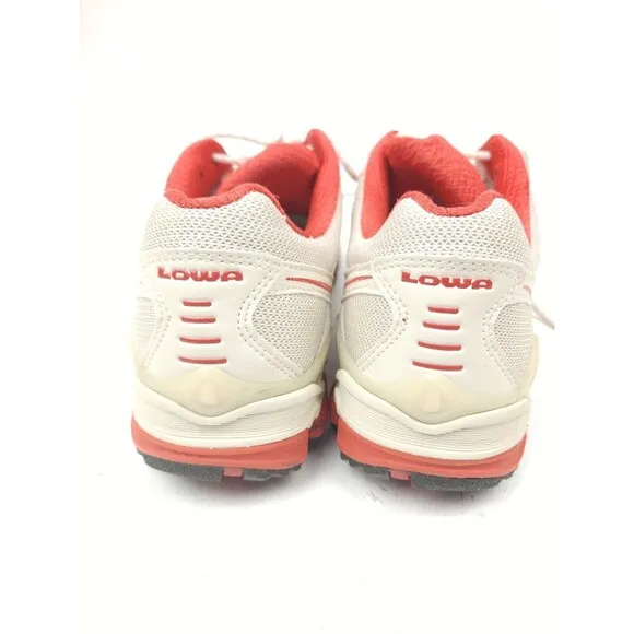 Lowa S-Cruise Mesh Hiking Walking Shoes Woman’s Size 9 Arch-Fit White Orange