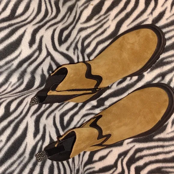 👣LUCKY BRAND EABILE Topanga Tan Boots