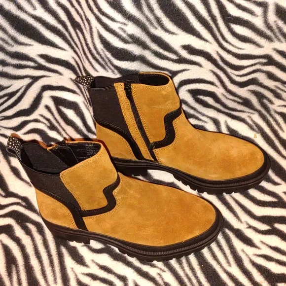 👣LUCKY BRAND EABILE Topanga Tan Boots