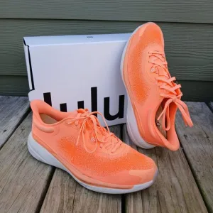 Lululemon Chargefeel 2 Low Workout Trainers Womens 10.5 Orange Shoes Sneakers
