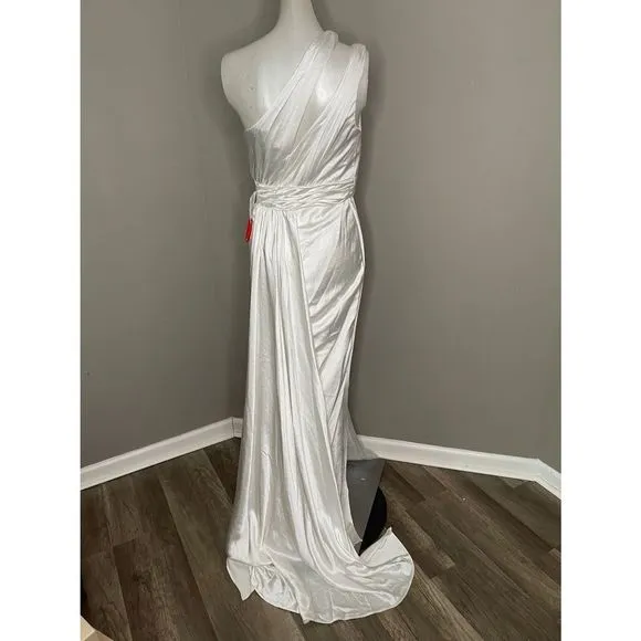 MAC DUGGAL 49006 ONE SHOULDER EVENING GOWN