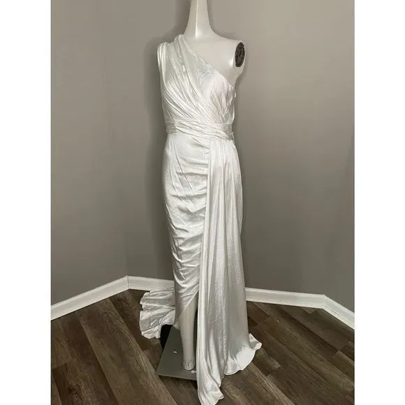MAC DUGGAL 49006 ONE SHOULDER EVENING GOWN